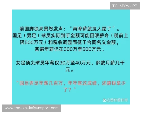 徐亮再发声：国足 500 万税后仅 300 万，行业对比引争议